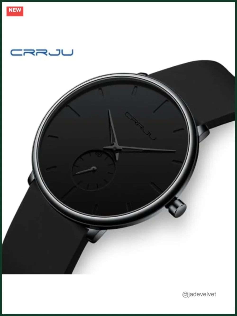 Ultra Thin Unisex Quartz Watch with Silicone Band & Water Resistance